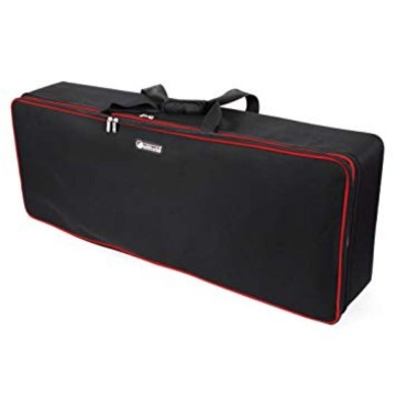 BKB20-109-101  Keyboard bag 76key, 109x45x17cm Black with Red piping