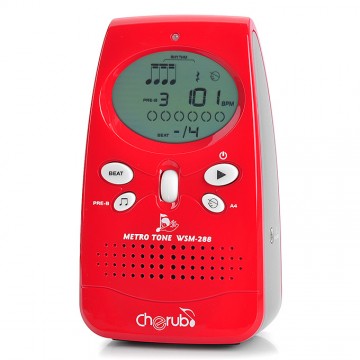 WSM-288 Metronome with Tone Generator - Red