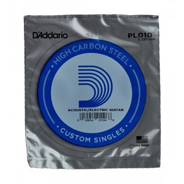 PL010 High Carbon Steel 0.25mm Loose Acoustic/Electric Guitar String