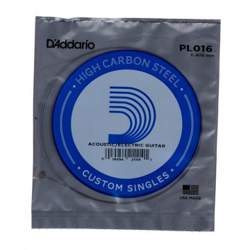 PL016 High Carbon Steel 0.406mm Loose Acoustic/Electric Guitar String